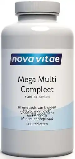 De Online Drogist Nova vitae mega multi compleet tabletten 200st aanbieding