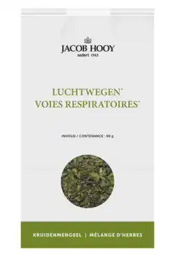 De Online Drogist Jacob hooy luchtwegenkruiden 80gr aanbieding
