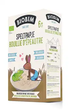 De Online Drogist Biobim speltpapje 6+ aanbieding