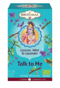 De Online Drogist Shoti maa thee talk to me aanbieding