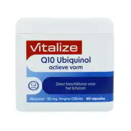De Online Drogist Vitalize q10 ubiquinol actieve vorm capsules aanbieding