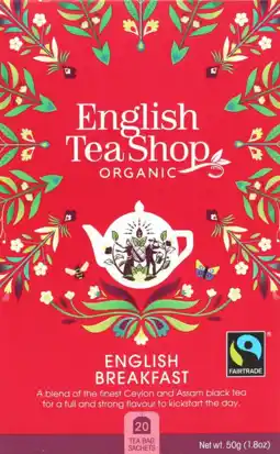 De Online Drogist English tea shop english breakfast biologisch 20st aanbieding