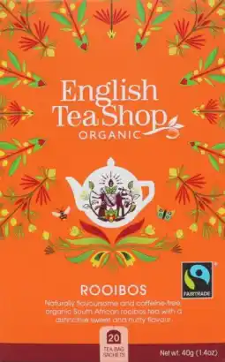 De Online Drogist English tea shop rooibos biologisch 20st aanbieding