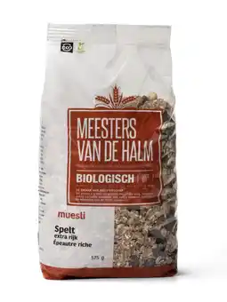 De Online Drogist De halm muesli spelt extra rijk biologisch aanbieding