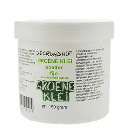 De Online Drogist Cruydhof groene klei fijn 150gr aanbieding
