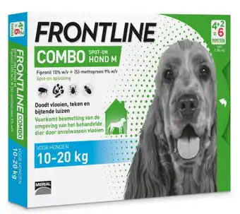 De Online Drogist Frontline spot-on combo hond m aanbieding