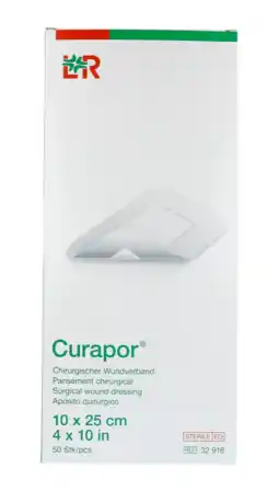 De Online Drogist Lohmann & rauscher curapor wondverband 10x25cm aanbieding