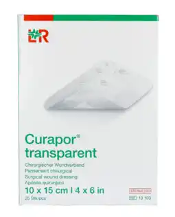 De Online Drogist Lohmann & rauscher curapor transparent wondverband 10x15cm aanbieding