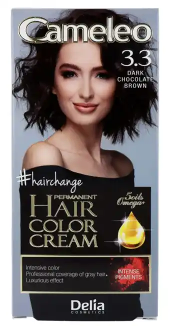 De Online Drogist Cameleo creme permanente kleuring 3.3 donker chocolade bruin aanbieding