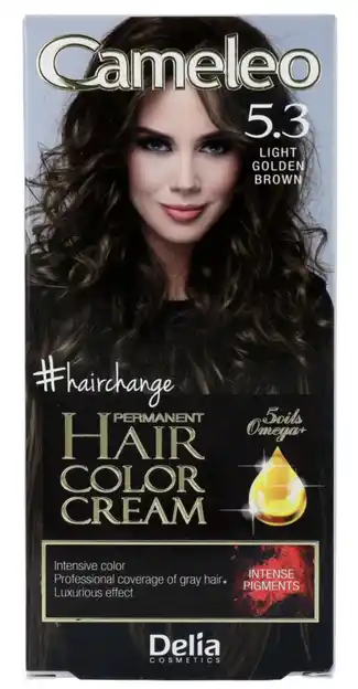 De Online Drogist Cameleo creme permanente kleuring 5.3 licht goud bruin aanbieding