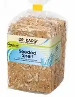 De Online Drogist Dr. karg spelt met zaden aanbieding