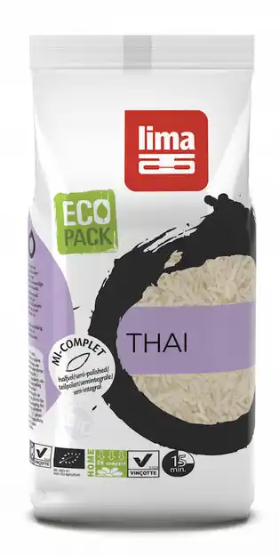 De Online Drogist Lima rijst thai halfvol 500gr aanbieding