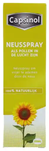 De Online Drogist Capisinol hooikoorts neusspray aanbieding