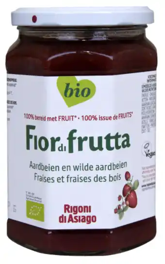 De Online Drogist Fiordifrutta jam aardbeien en wilde aardbeien aanbieding