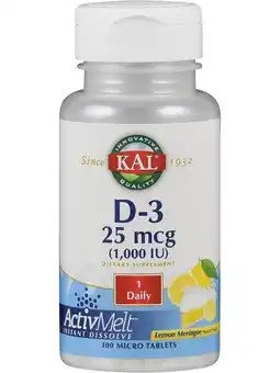 De Online Drogist Kal vitamine d3 25mcg tabletten aanbieding