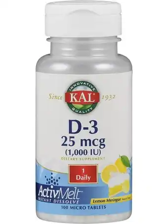 De Online Drogist Kal vitamine d3 25mcg tabletten aanbieding