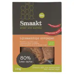 De Online Drogist Smaakt less carb lijnzaadchips chilipeper aanbieding