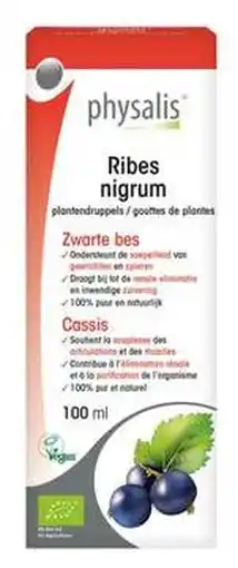 De Online Drogist Physalis ribus nigrum plantendruppels bio aanbieding