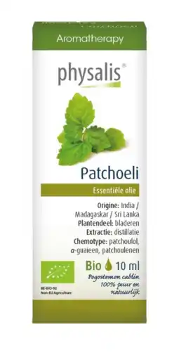 De Online Drogist Physalis patchoelie olie bio aanbieding