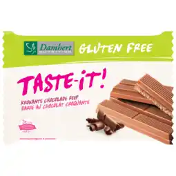 De Online Drogist Damhert taste-it krokante chocoladereep aanbieding