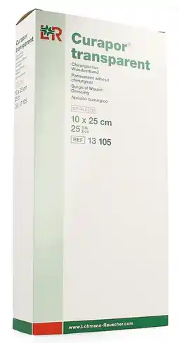 De Online Drogist Lohmann & rauscher curapor transparant wondverband 10x25 cm aanbieding