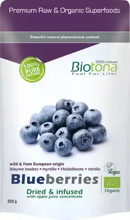 De Online Drogist Biotona blueberry dried infusion bio aanbieding