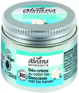 De Online Drogist Alviana deocrème - bio katoen aanbieding