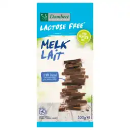 De Online Drogist Damhert lactose free chocoladetablet melk glutenvrij aanbieding