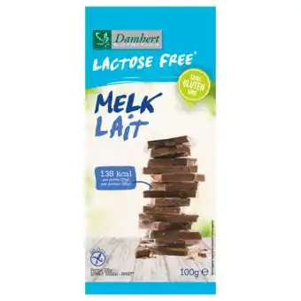 De Online Drogist Damhert lactose free chocoladetablet melk glutenvrij aanbieding