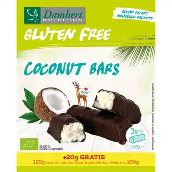 De Online Drogist Damhert lactose free kokosrepen glutenvrij aanbieding