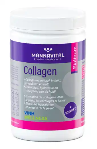 De Online Drogist Mannavital collagen platinum poeder aanbieding
