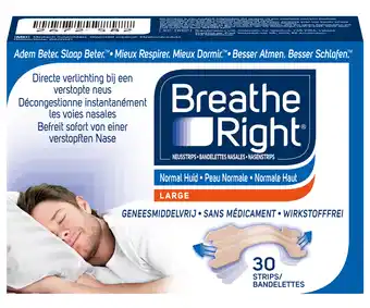 De Online Drogist Breathe right neusstrips normale huid - large aanbieding