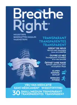 De Online Drogist Breathe right neusstrips sensitive - small/medium aanbieding