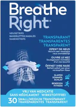 De Online Drogist Breathe right neusstrips sensitive - small/medium aanbieding