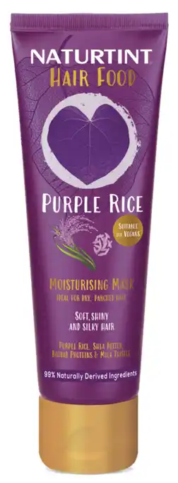 De Online Drogist Naturtint hair food - purple rice moisturising mask aanbieding