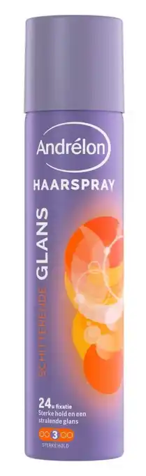 De Online Drogist Andrelon schitterende glans haarspray aanbieding