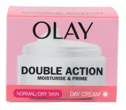 De Online Drogist Olay double action dagcrème & primer aanbieding
