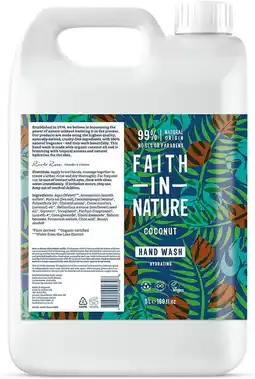 De Online Drogist Faith in nature coconut handzeep navulverpakking aanbieding