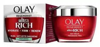 De Online Drogist Olay regenerist ultra rich dagcrème parfumvrij aanbieding
