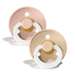 De Online Drogist Bibs glow fopspeen 0-6 maanden vanilla/blush aanbieding