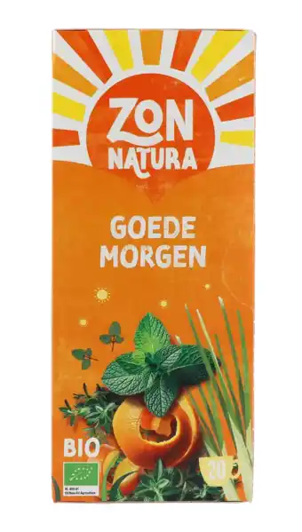 De Online Drogist Zonnatura goedemorgen kruidenthee aanbieding