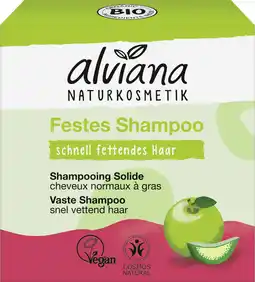 De Online Drogist Alviana vet haar shampoo bar aanbieding