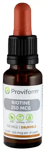 De Online Drogist Proviform biotine 250 mcg druppels aanbieding
