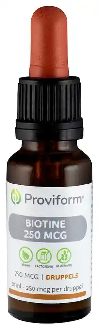 De Online Drogist Proviform biotine 250 mcg druppels aanbieding
