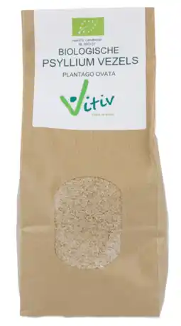 De Online Drogist Vitiv biologische psyllium vezels aanbieding