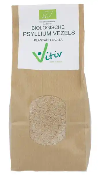 De Online Drogist Vitiv biologische psyllium vezels aanbieding