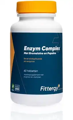 De Online Drogist Fittergy enzym complex met bromelaïne en papaïne tabletten aanbieding