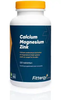De Online Drogist Fittergy calcium magnesium zink tabletten aanbieding