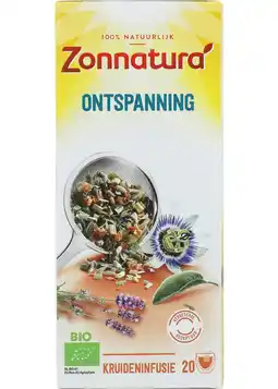 De Online Drogist Zonnatura biologische thee ontspanning aanbieding