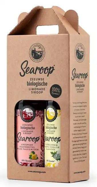 De Online Drogist Searoop biologische limonadesiroop kweepeer geschenkpakket aanbieding